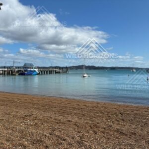 Quiet Harbour Waters at Russell. Bay of Islands, New Zealand