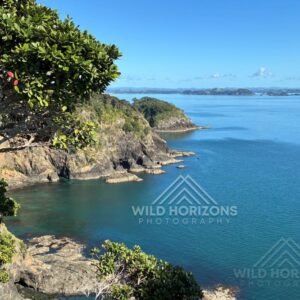 Cliffside Inlet Overlooking the Bay of Islands. Bay of Islands, New Zealand