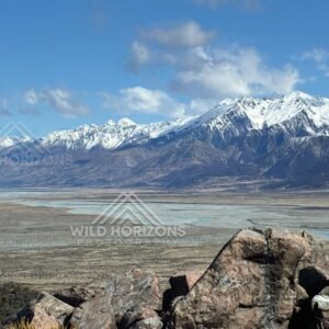 Southern Alps Above the Tasman Glacier Valley.  Aoraki / Mount Cook National Park, New Zealand