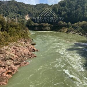 Broad Flow of the Buller River Through Buller Gorge. Murchison, New Zealand.