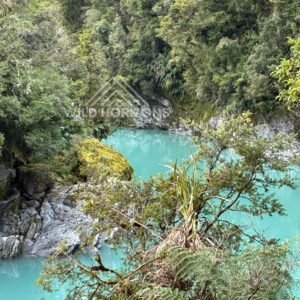 Turquoise Waters of Hokitika Gorge. Hokitika, New Zealand.