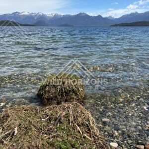 Rocky Lakeshore Detail Near Manapouri New Zealand
