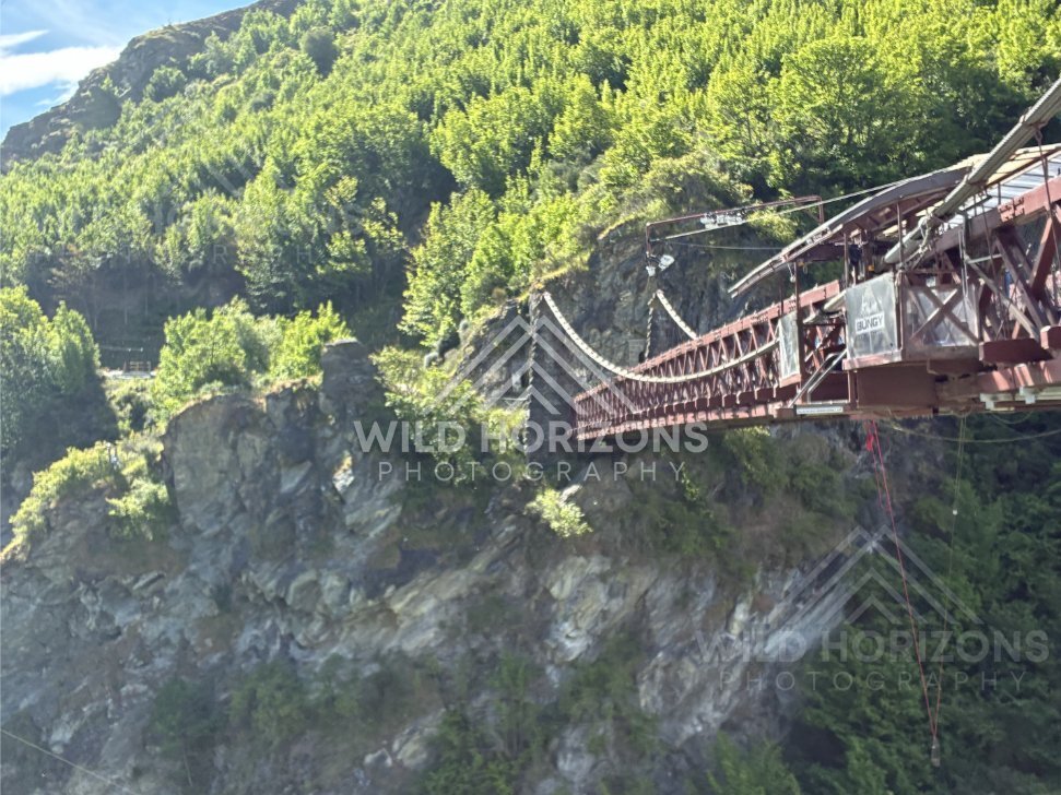 Serene Landscape near Kawarau Gorge near the Bungy Bridge. South Island, New Zealand