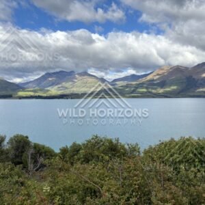 Moody River Bend at Queenstown–Glenorchy Road. South Island, New Zealand