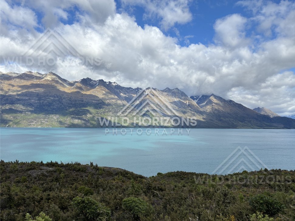 Moody Valley Outlook near Queenstown–Glenorchy Road. South Island, New Zealand