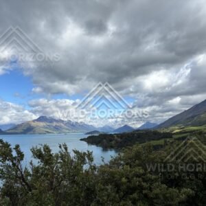 Scenic Landscape View Captured Along the Route. On The Road From Queenstown To Glenorchy, New Zealand