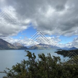 Scenic Landscape View Captured Along the Route. On The Road From Queenstown To Glenorchy, New Zealand