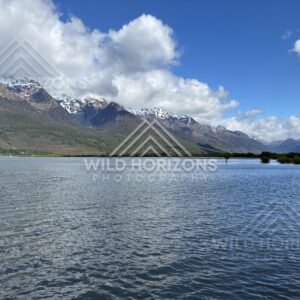 Scenic Landscape View Captured Along the Route. The Glenorchy / Routeburn Area, New Zealand