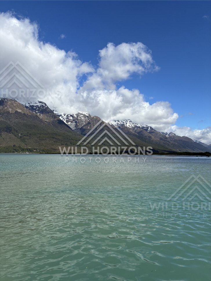 Scenic Landscape View Captured Along the Route. The Glenorchy / Routeburn Area, New Zealand
