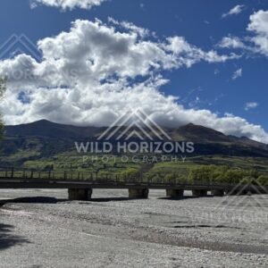 Scenic Landscape View Captured Along the Route. The Glenorchy / Routeburn Area, New Zealand