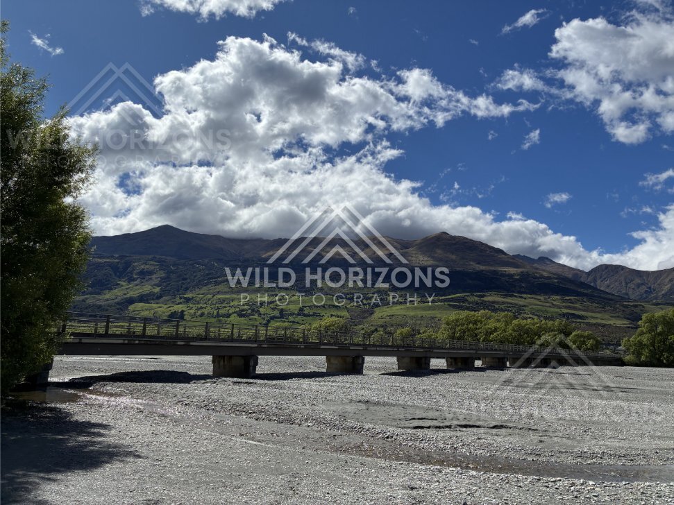 Scenic Landscape View Captured Along the Route. The Glenorchy / Routeburn Area, New Zealand