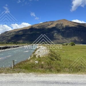 Scenic Landscape View Captured Along the Route. The Glenorchy / Routeburn Area, New Zealand