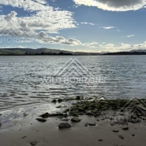 Rocky Low-Tide Edge on a Broad Estuary, Surat Bay, New Zealand