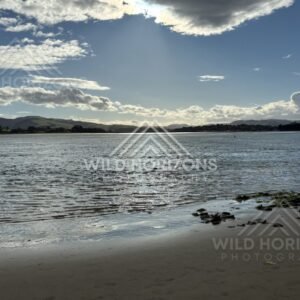 Cloud-Filtered Light Across a Wide Estuary, Surat Bay, New Zealand