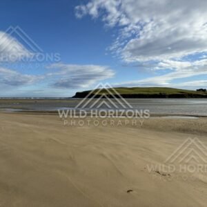 Tidal Flats and Distant Breakers, Surat Bay, New Zealand