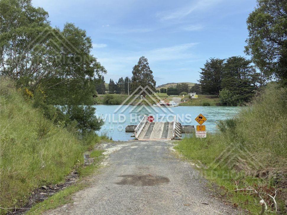 Wide River and Gravel Bank Under Cloud, Clutha River, New Zealand