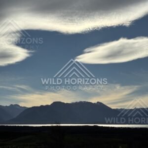 Cloud Formations Over Te Anau Downs New Zealand