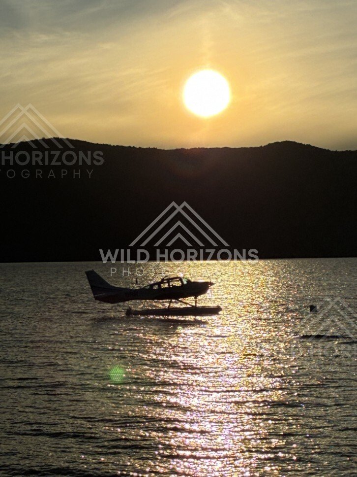 Sunset Over Lake Te Anau New Zealand