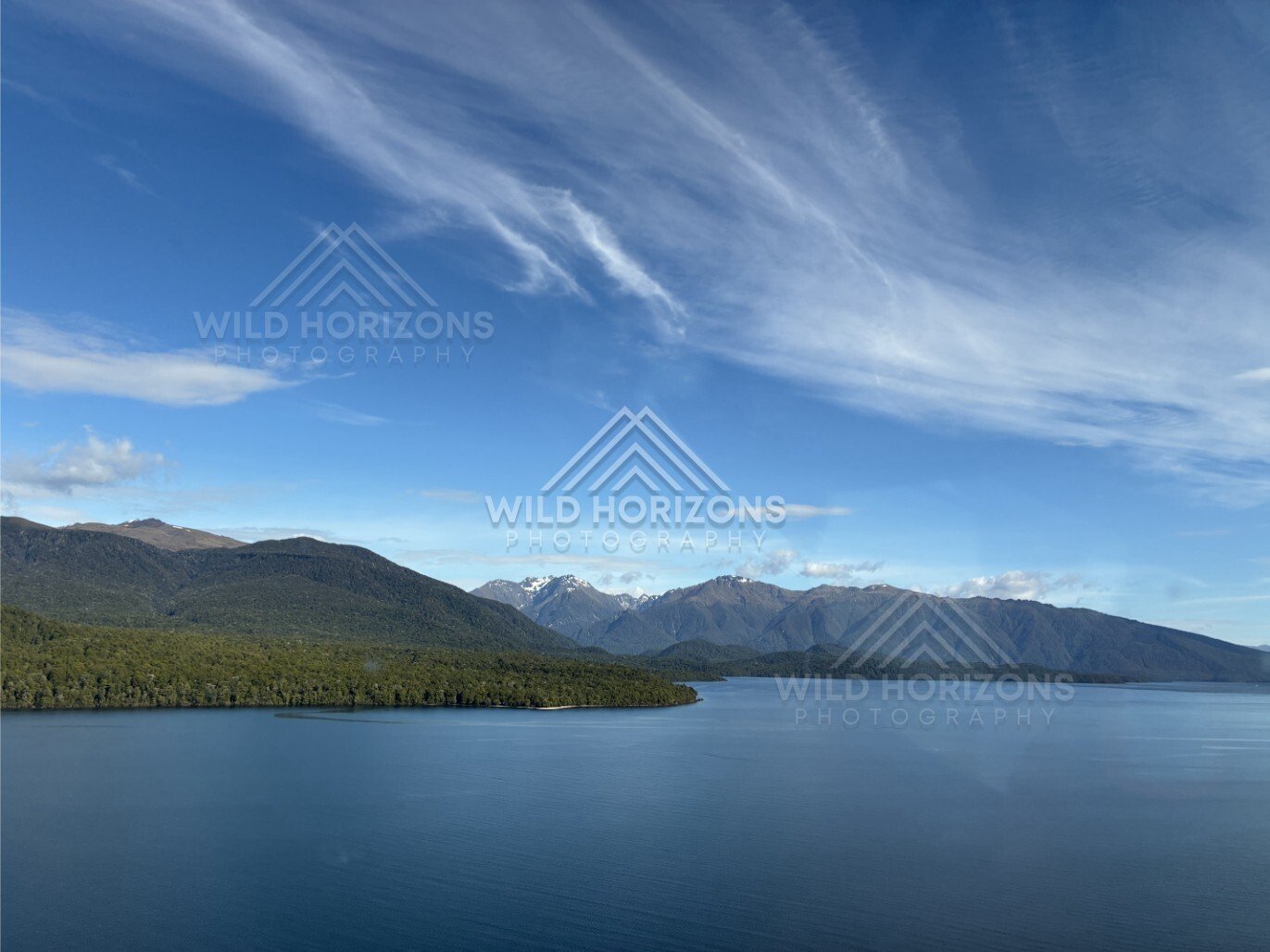 Lake Te Anau and Surrounding Ranges New Zealand