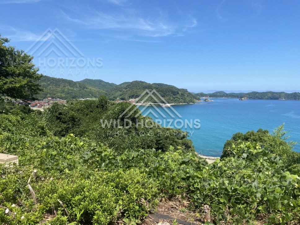 Turquoise Bay and Headlands Along the Sea of Japan Coast. Shimane, Japan.