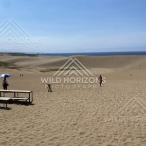 Viewing Platform Overlooking the Tottori Sand Dunes. Tottori, Japan.
