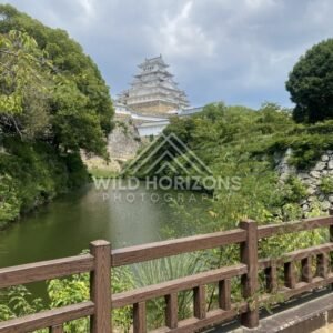 Moat Channel Leading Toward Himeji Castle. Himeji, Japan.