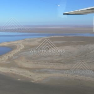 Shallow floodwaters on the margins of Kati Thanda–Lake Eyre. Lake Eyre Basin, Australia.