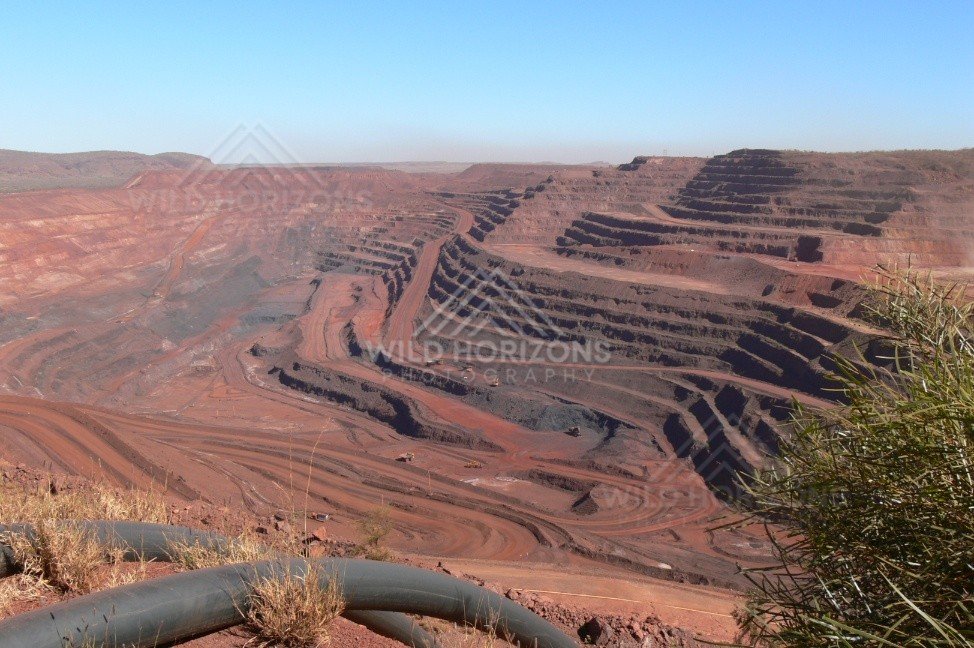 Lookout view across the Fimiston Super Pit workings. Kalgoorlie-Boulder, Australia.