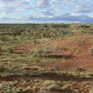 Eroded mesa country along the Great Central Road. Western Australia, Australia.