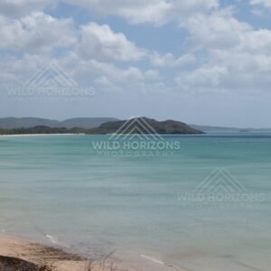 Calm Tropical Waters and Sandy Shoreline Near the Tip of Cape York. Seisia, Australia.