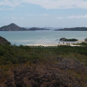 View toward Albany Island and surrounding channels. Cape York, Queensland, Australia.