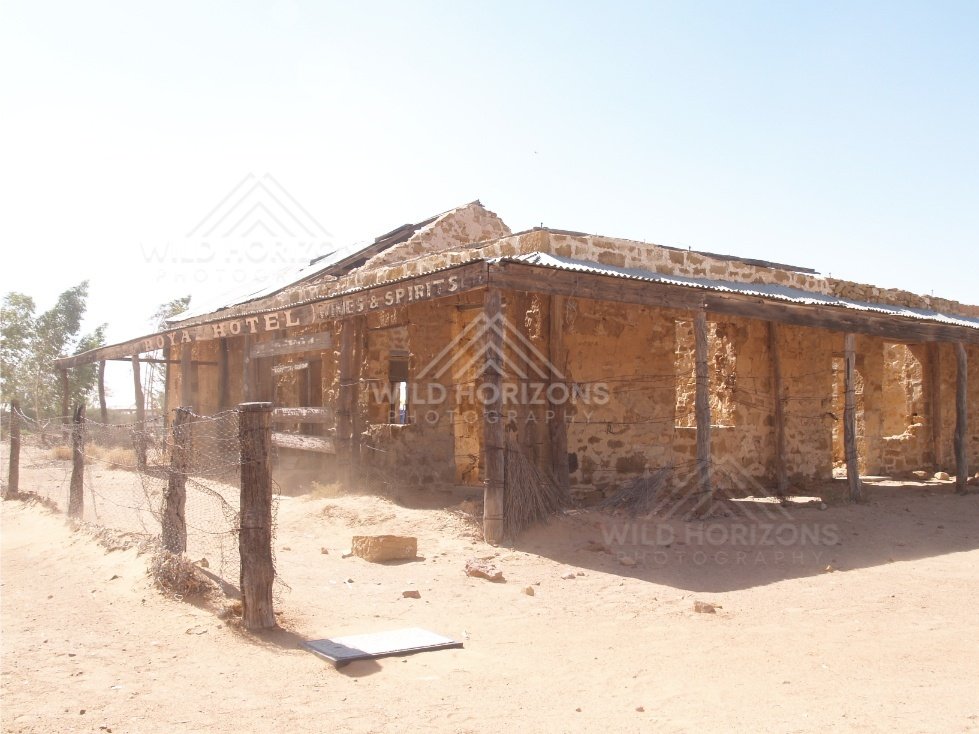 Old Royal Hotel building. Birdsville, Australia.