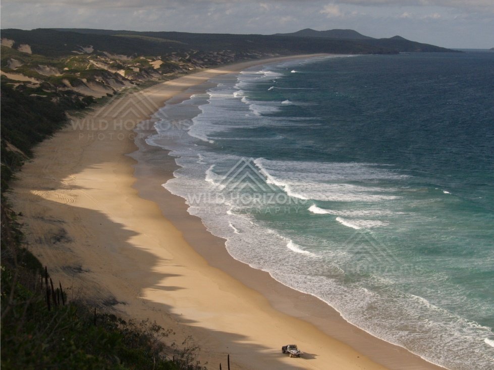 Five Rocks coastline from lookout. Queensland, Australia.