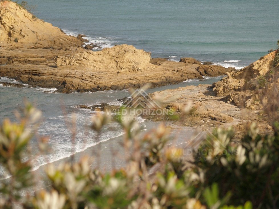 Tidal channels at Five Rocks. Queensland, Australia.