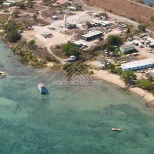 Coastal settlement with boats at anchor. Thursday Island, Queensland, Australia.